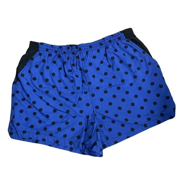 Body Glove Men’s Vintage Blue & Black Polka Dotted Swim Trunks (Medium) - Picture 1 of 13